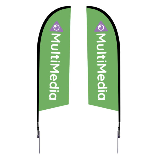 Small 8.25' Falcon Flag Single Or Double Sided - Image 7
