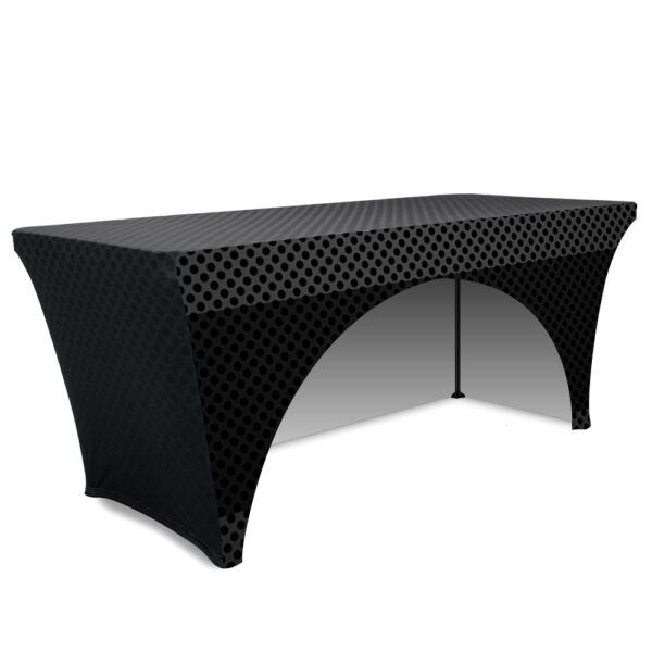 6 ft. Stretch Table Throw 3-sided or 4-sided with Custom Print - Image 6