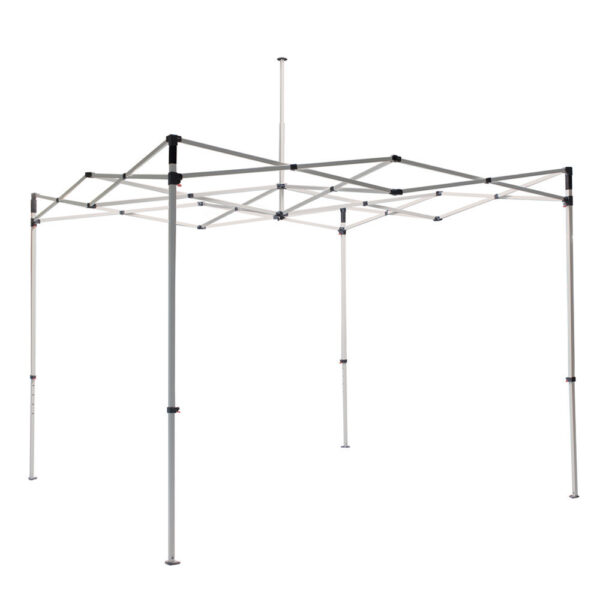 10 ft. Steel Canopy Tent, Full Color Print with White Trim - Image 4