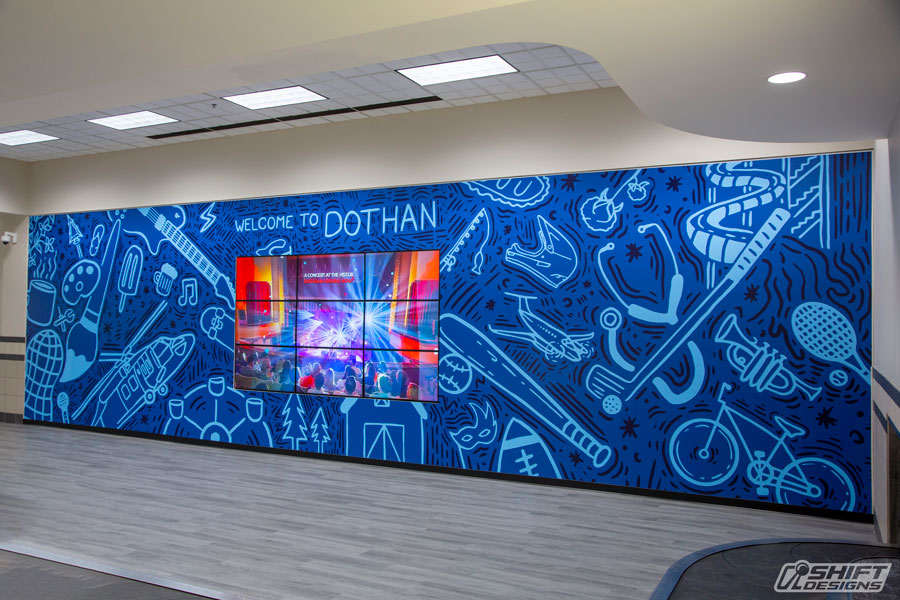 Dothan-Airport-Wall-Wrap-and-Video-Wall-3