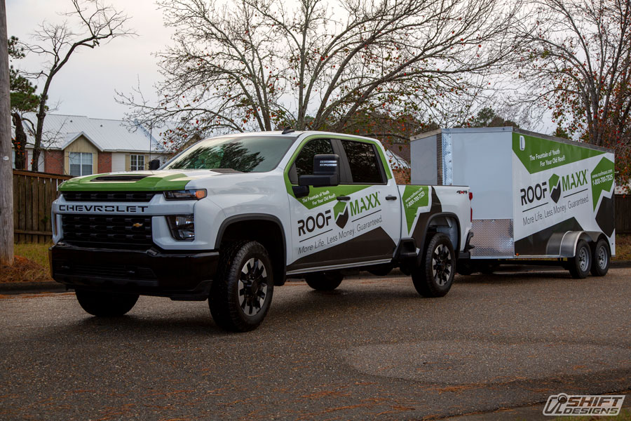 Roof-Maxx-Chevy-Silverado-Full-Vehicle-Wrap-and-Trailer-Wrap-4